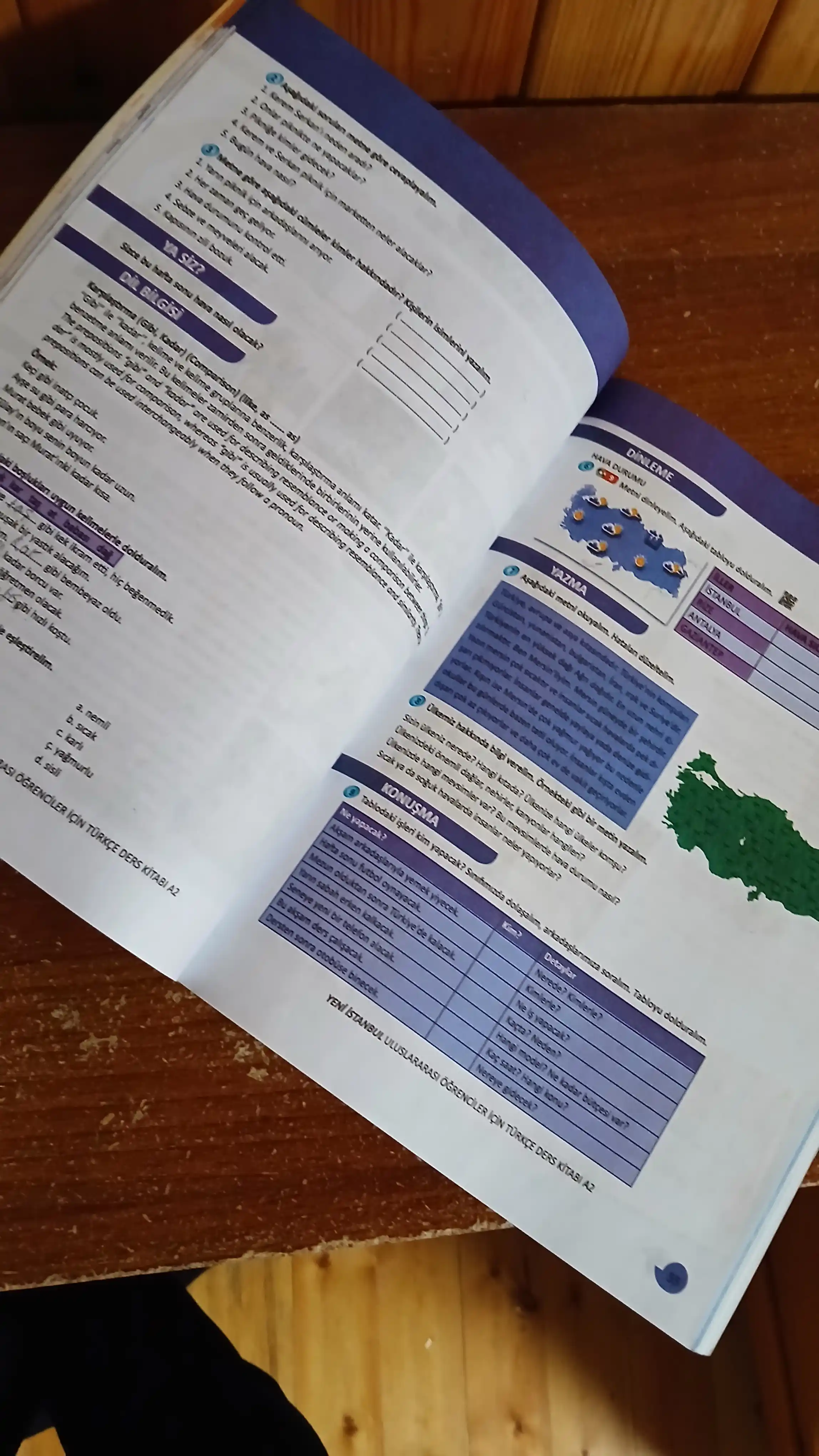 Yeni Istanbul: Uluslararası Öğrenciler İçin Türkçe Eğitim Seti A1, A2, B1, B2, C1