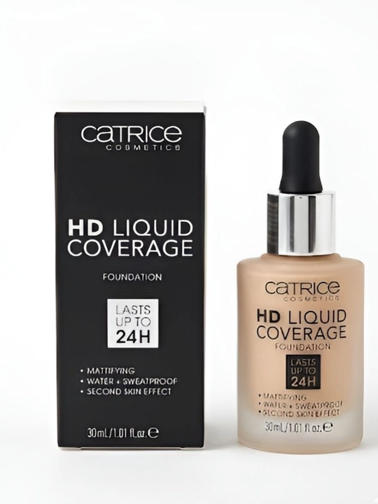 Тональный крем Catrice HD Liquid Coverage, матирующий, 30 мл