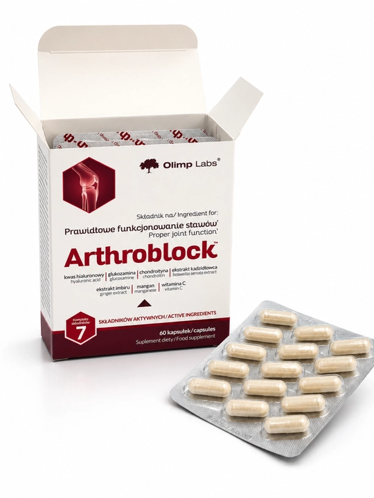 Olimp Labs Arthroblock, Artoblock 60 kapsulalari, bo‘g‘imlar va boylamlar, suyaklar uchun