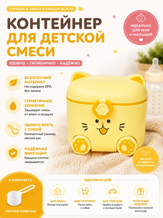 Bolalar aralashmasi uchun konteyner - 