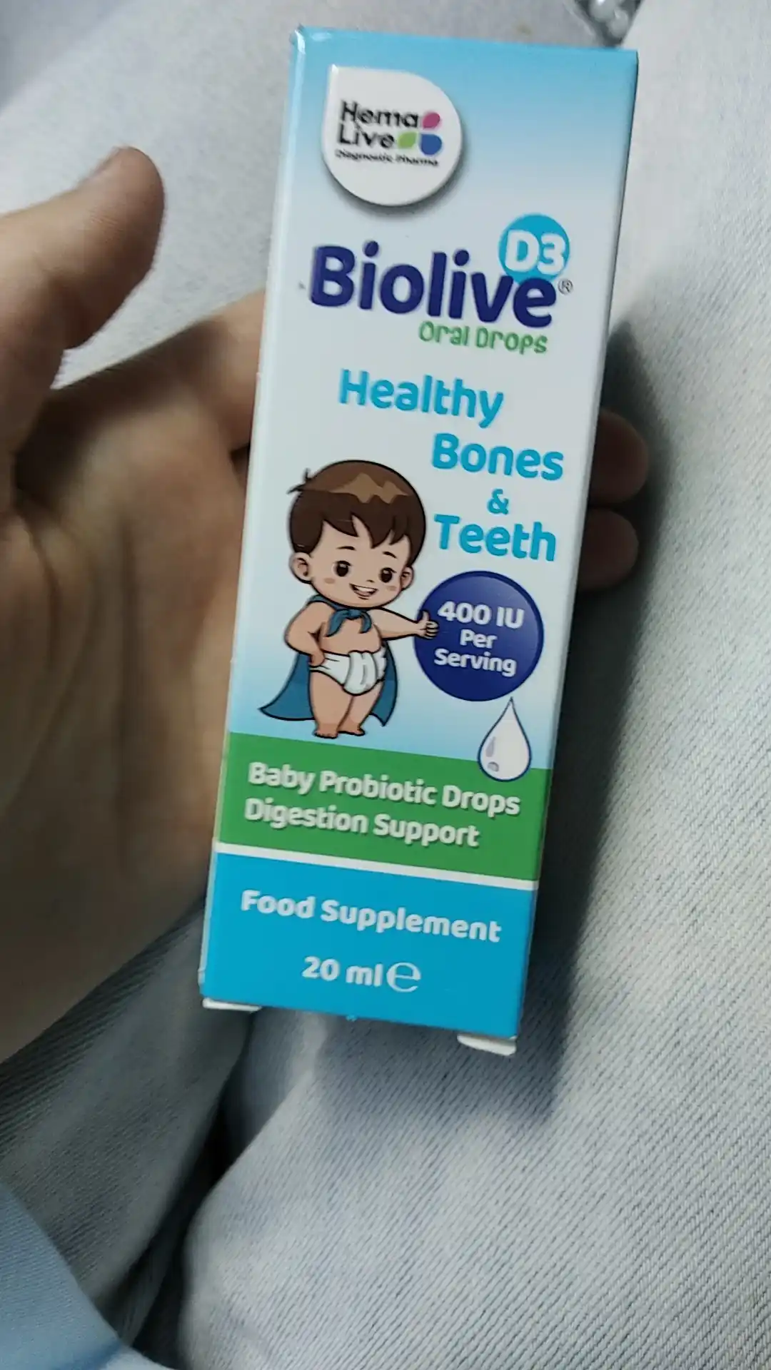 Капли Biolive витамин д 3 с пробиотиком, vitamin d3, витамины для детей, для младенцев