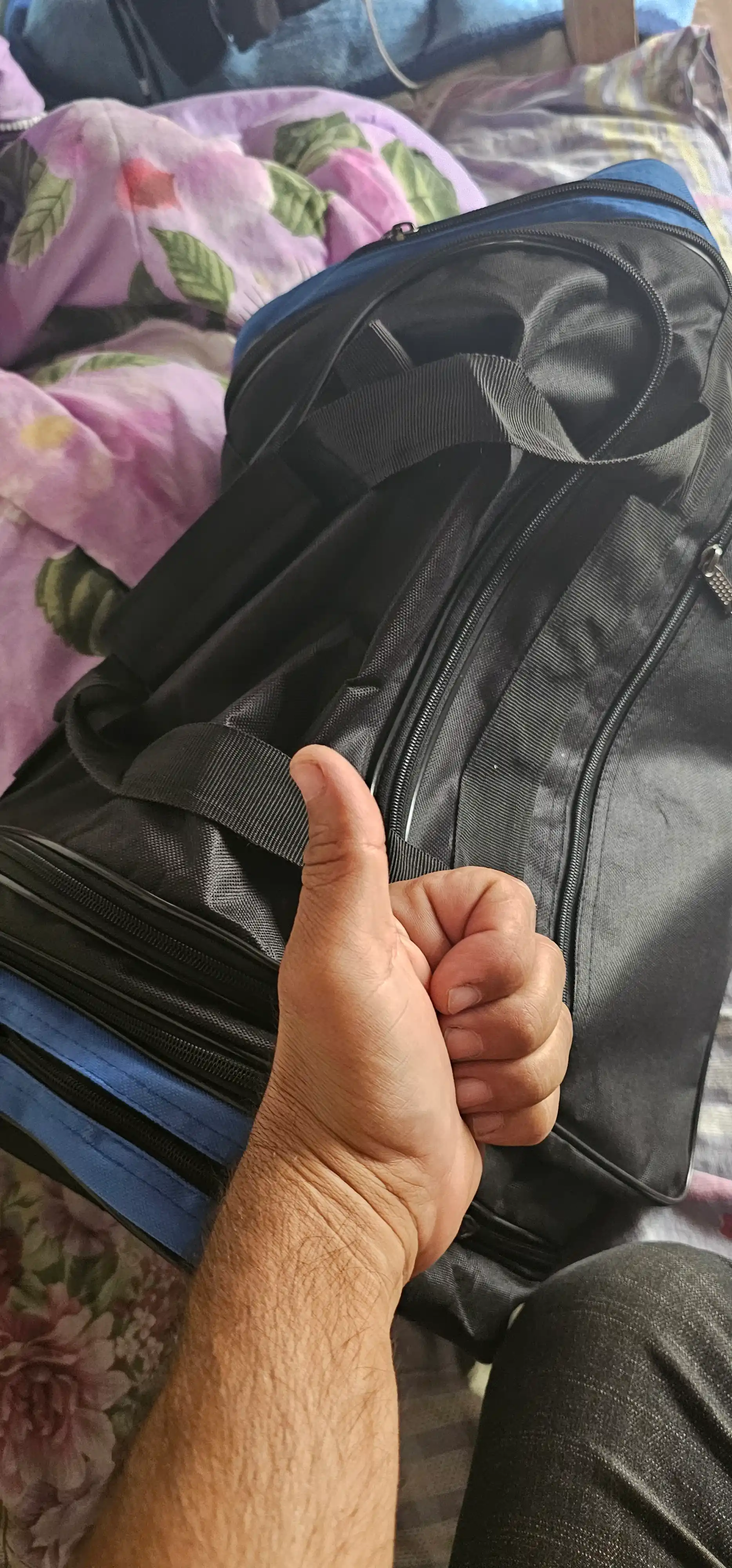 Yo'l sumkasi mato, katta o'lcham, 47 L universal