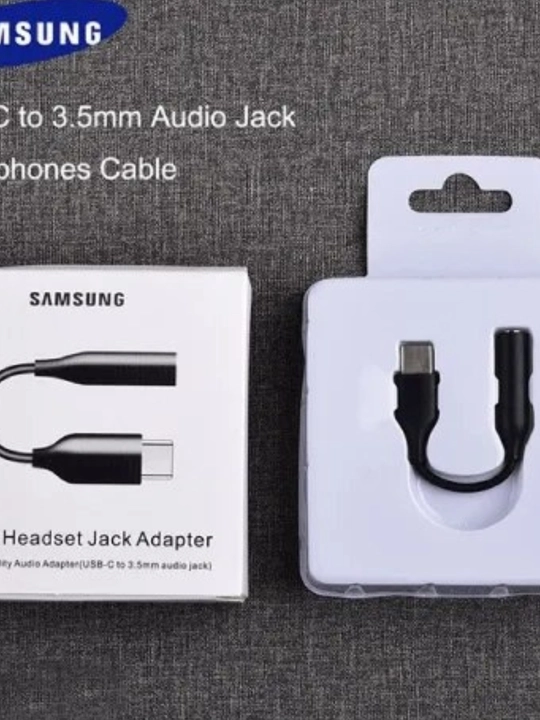 Samsung USB - Type-C ,Lightning dan 3.5 mm AUX ga adapter, naushniklar uchun 