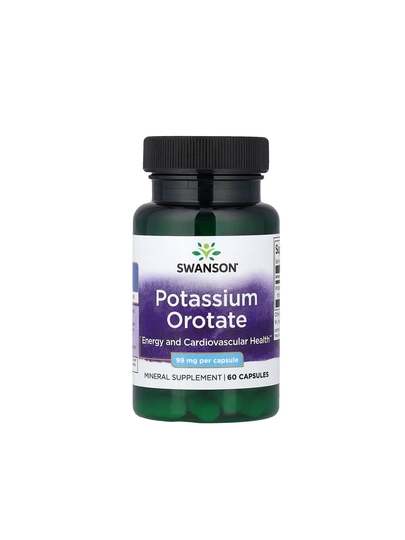 Swanson, Kaliy orotat, 99 mg, 60 kapsula