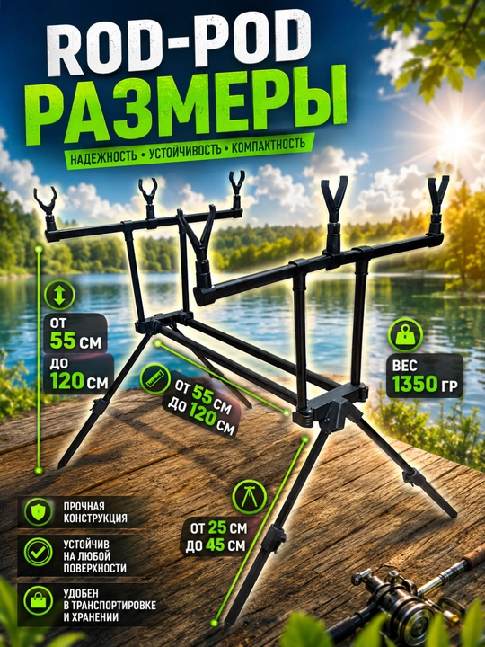 Подставка для карповых удилищ