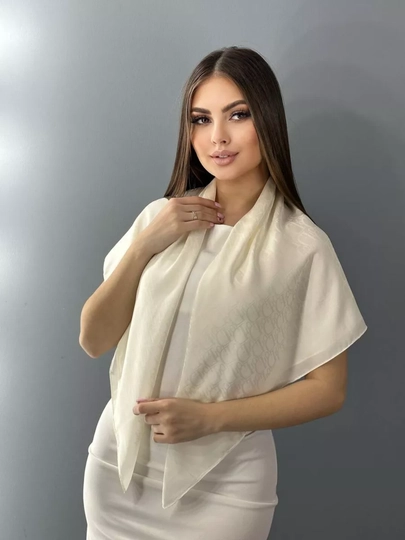 Шелковый платок DIOR, шарф, хиджаб — NOZCOL-SOFIYA-СЛНКОСТ