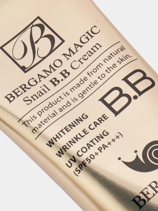 Yuz uchun tonal krem, Bergamo BB, xiralashtiruvchi, namlovchi, SPF bilan, 50 ml