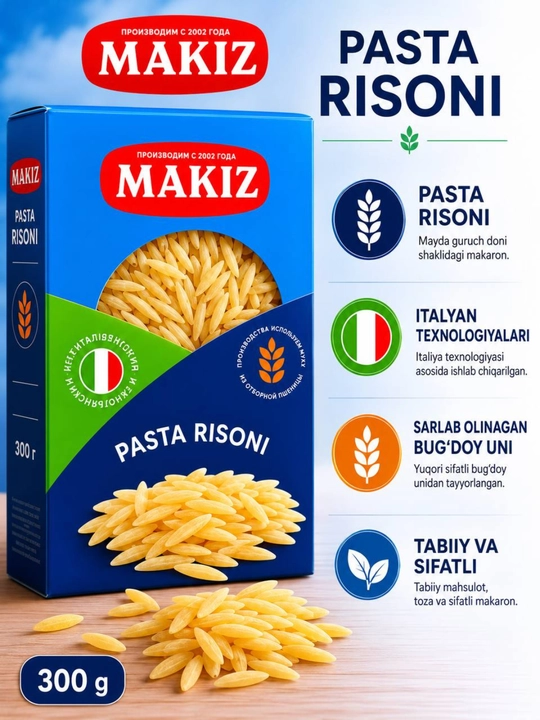 Makaron  Makiz mampar,shilpildoq, guruch   400g, 500g - 