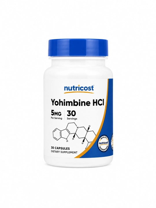 Nutricost Yohimbine HCI 5mg 30 caps, йохимбин