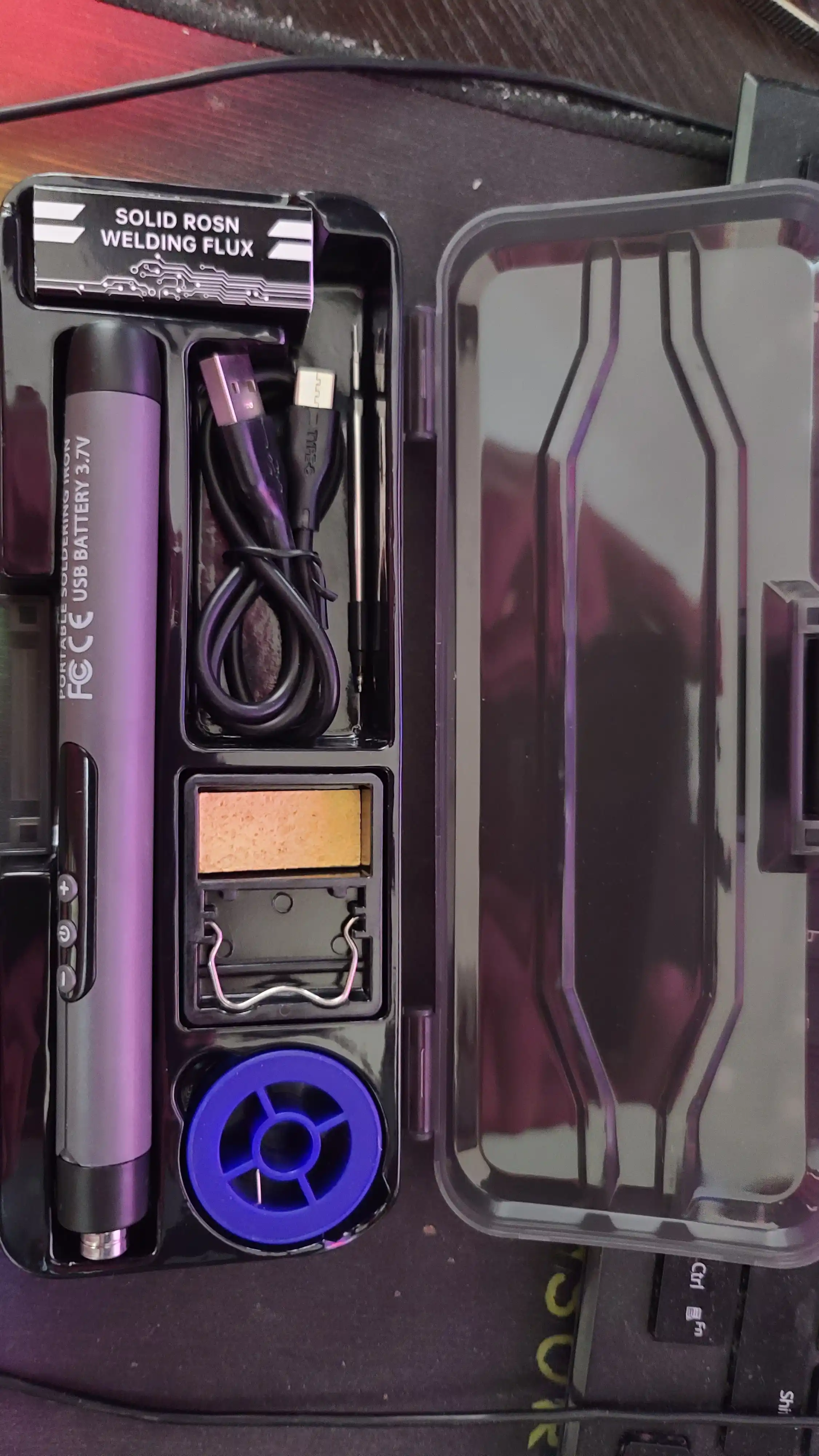 USB Li-ion portativ payvandlash qalam to‘plami C200S, LED-indikatorli