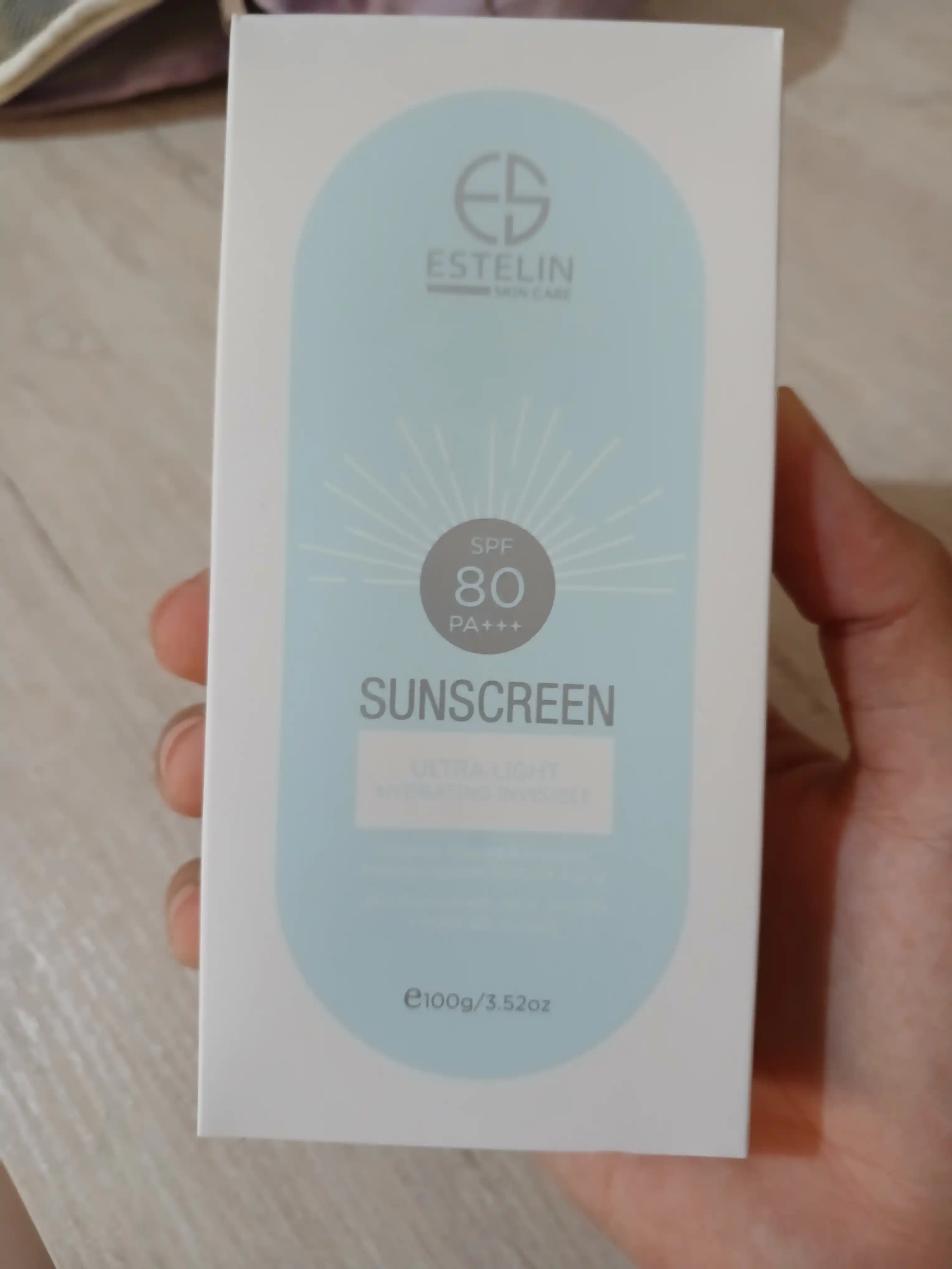 Quyoshdan himoyalovchi krem Estelin, SPF yuz va tana uchun krem, oqartiruvchi 100, 50 g