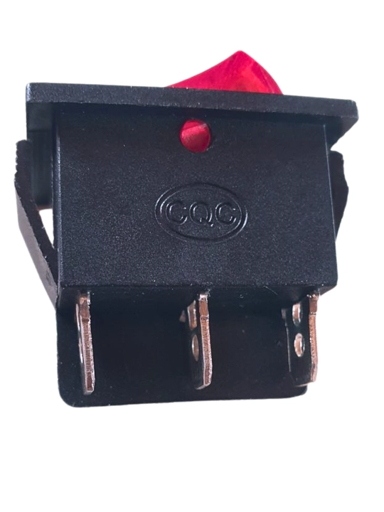 Клавишный переключатель KCD4 с подсветкой, 16A 250V, 6 контактов, ON-OFF, 2 шт