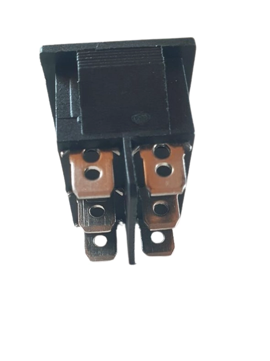 Клавишный переключатель KCD4 с подсветкой, 16A 250V, 6 контактов, ON-OFF, 2 шт