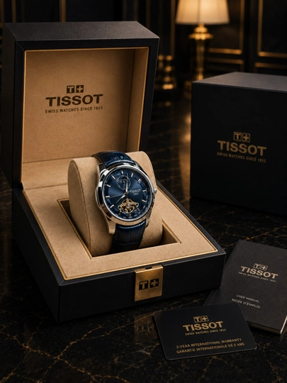 Мужские наручные часы Tssot 1853 Premium Open Heart с автоподзаводом, механика