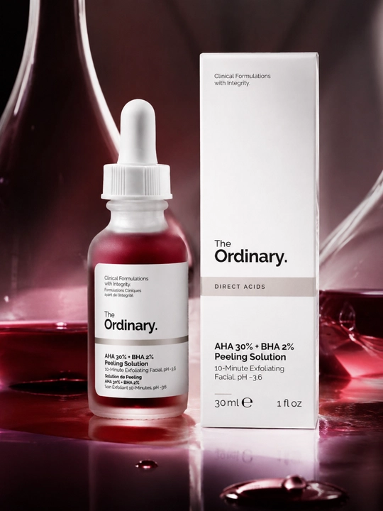 Пилинг-раствор для сияния и ровной текстуры Ordinary AHA 30% + BHA 2% для лица, 30 мл