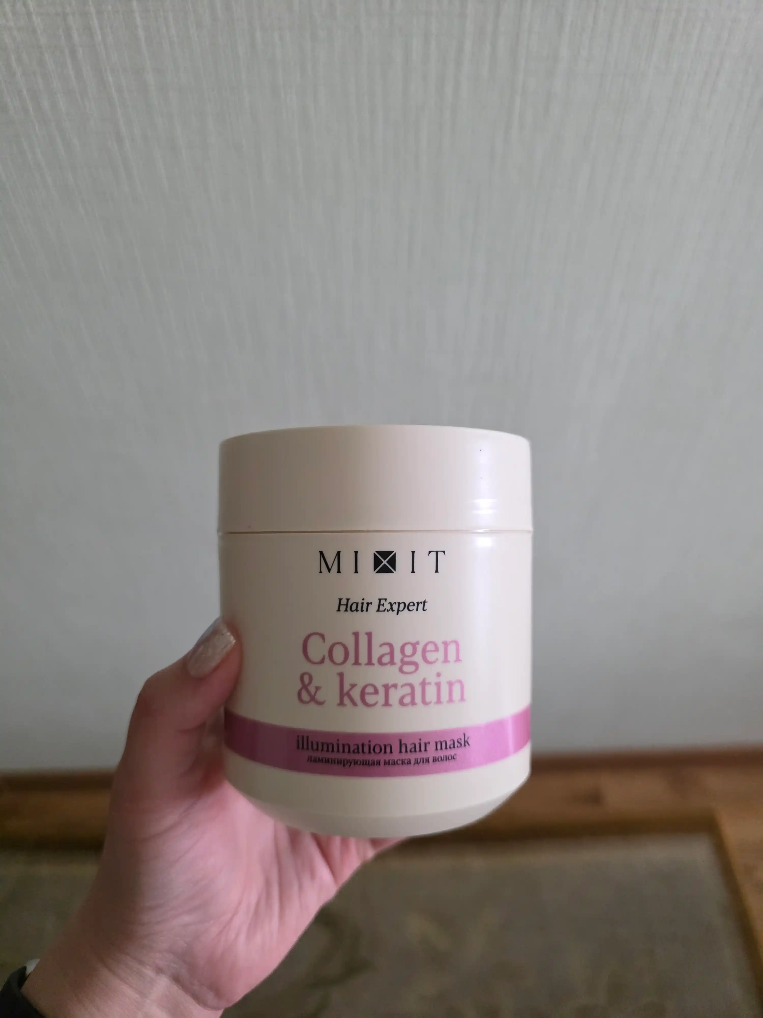 MIXIT Hair Expert sochlar uchun laminatsiyalovchi niqob, 400 ml