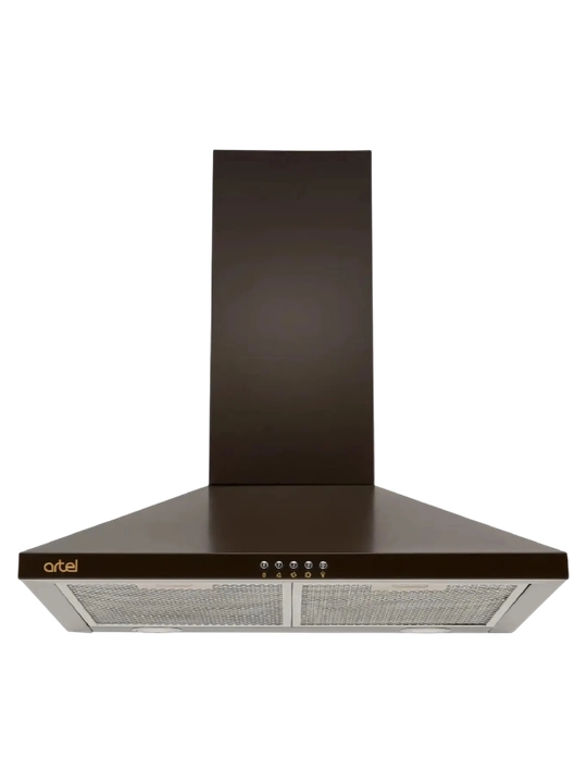 Вытяжка Artel Prima 0860 L Коричневая, мощная кухонная вытяжка для кухни - 