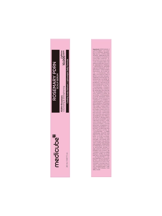 Medicube Rosemary PDRN soch uchun shampun, balzam, serum, toʻkilishiga qarshi, oʻsish