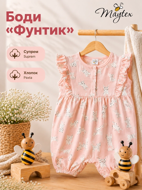 Qizlar uchun MAYTEX yozgi bodi - 