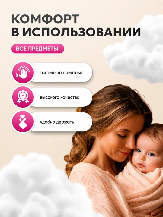 Набор для ухода и маникюра для новорожденных