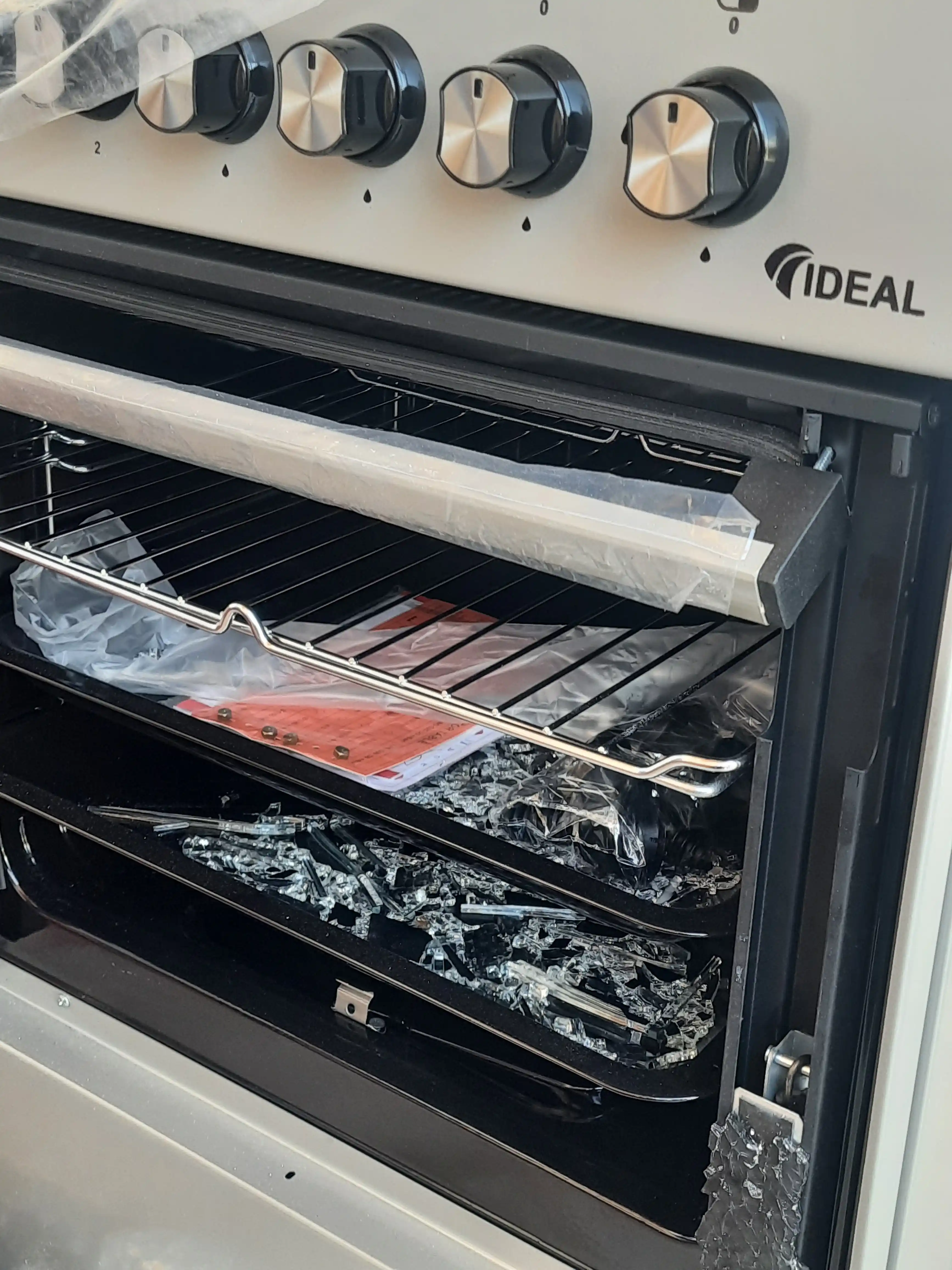 Ideal L400 gaz plitasi, 3 + 1 komfort, duxovka hajmi 65 l, 60 * 60