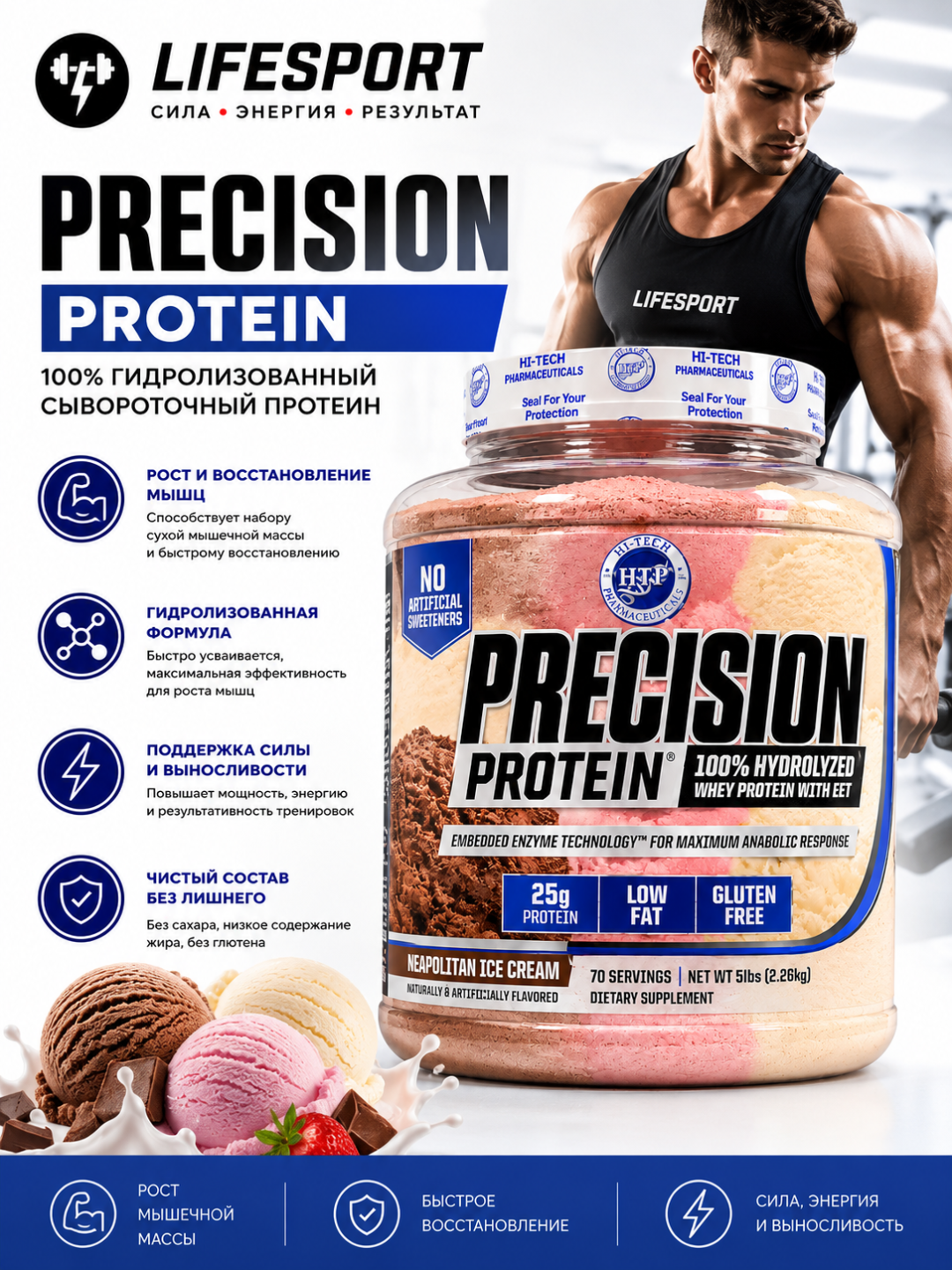 HTP 100% Gidroizolyat protein 2,3 kg gidroizolyat protein - 
