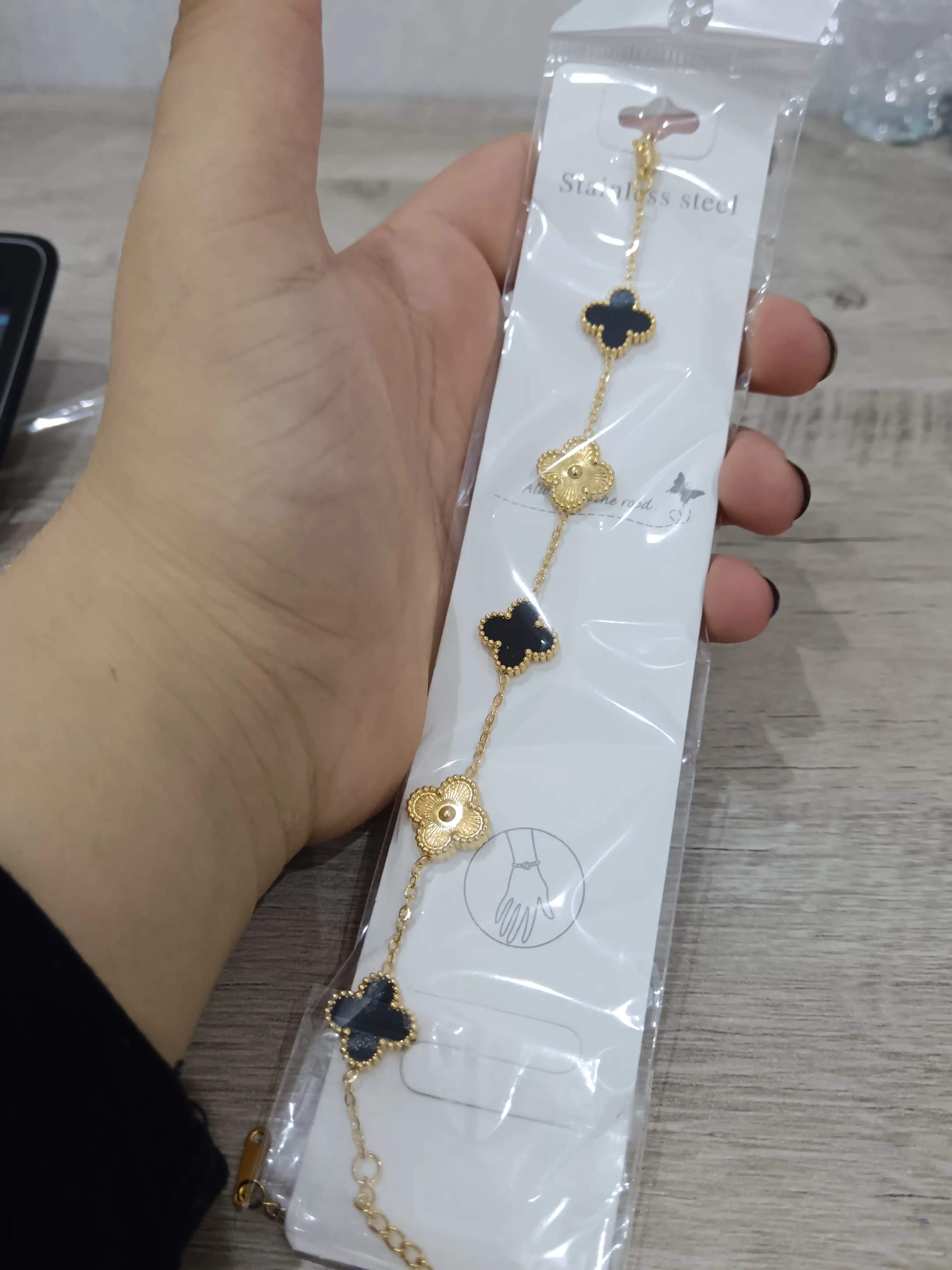 Браслеты для женщин и девушек Van Cleef, не меняет цвет и не темнеет