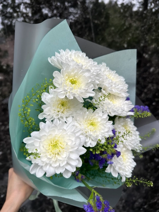 Букет кустовых хризантем