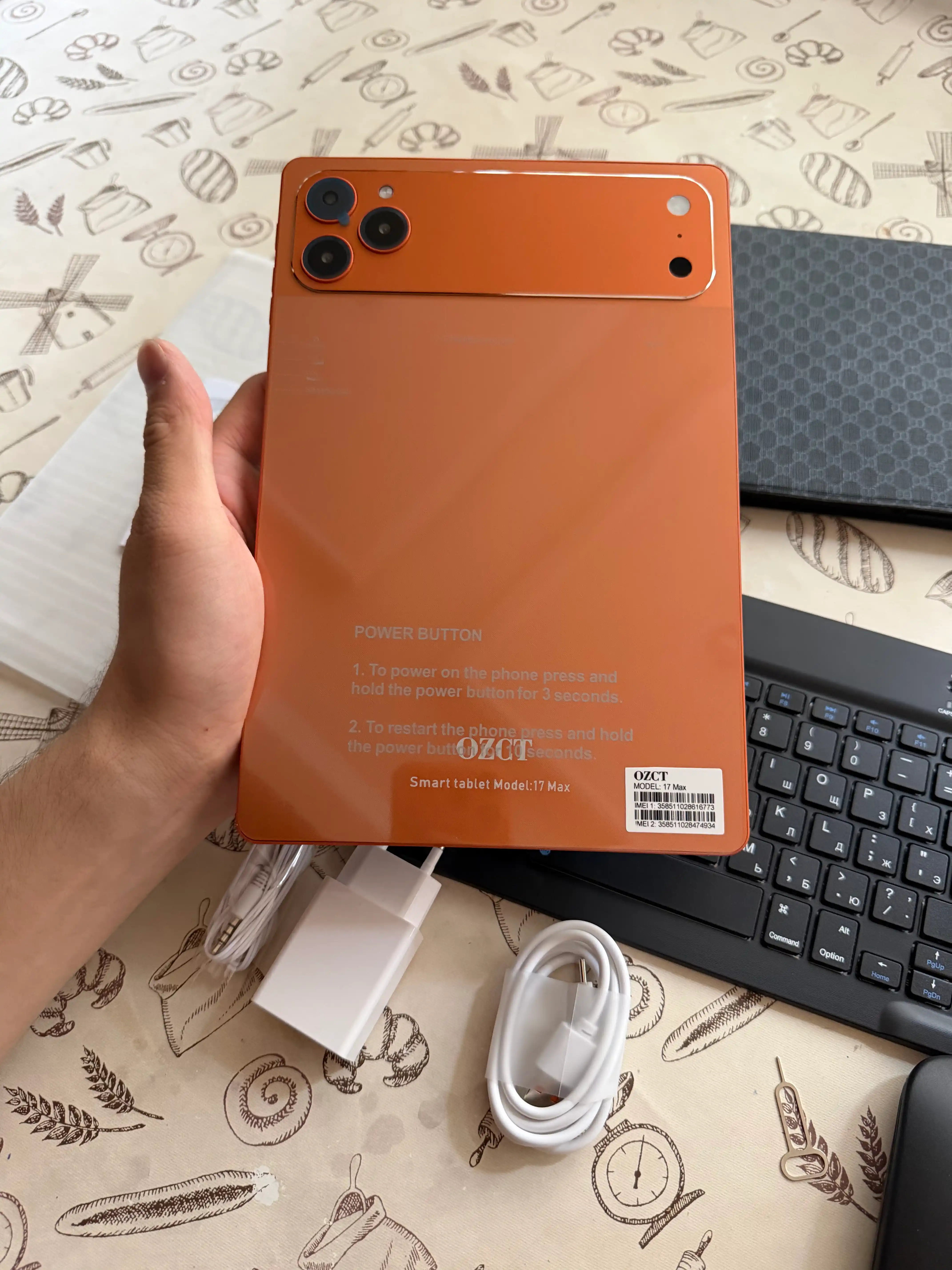 Планшет OZCT 17 Pro Max 4GB/64gb 5G + комплект с клавиатурой