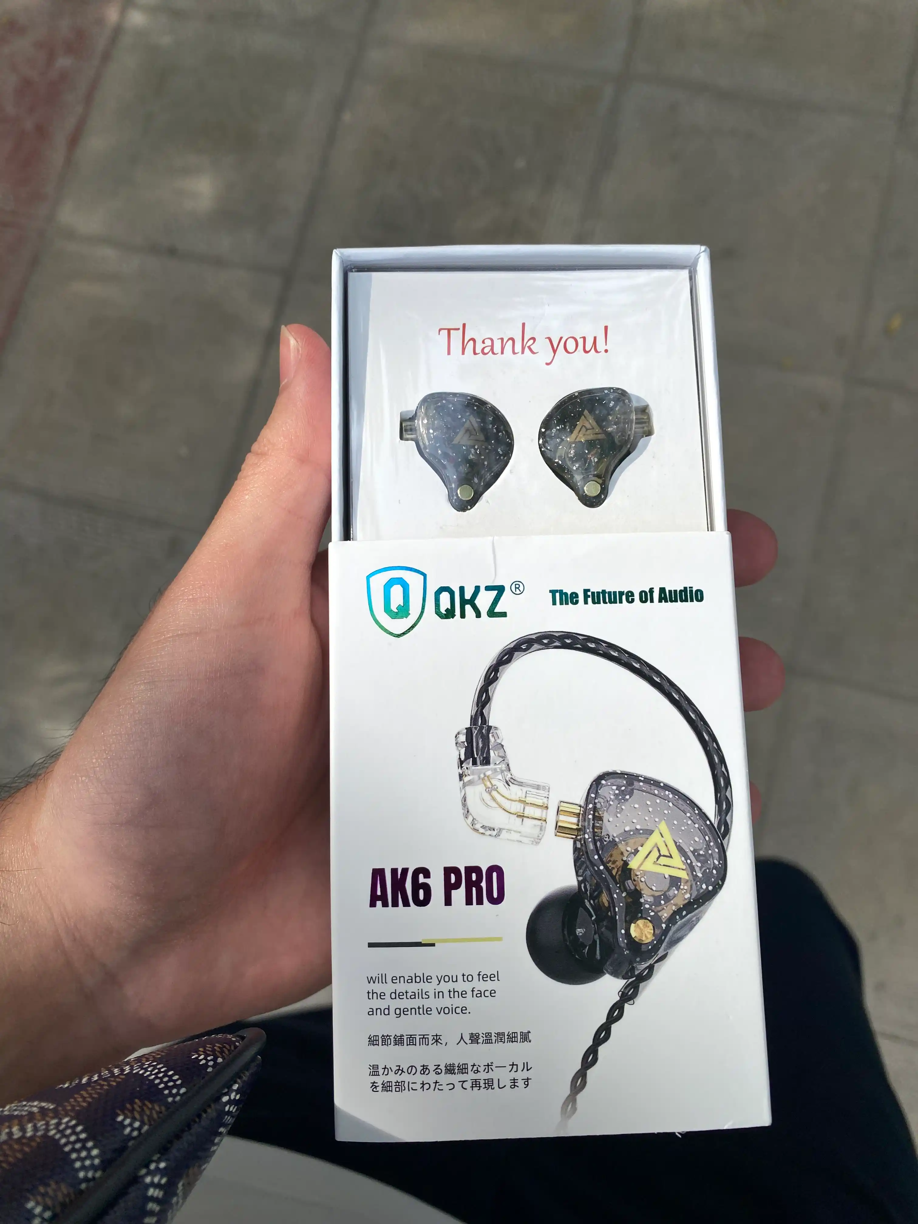 Наушники QKZ AK6Pro, внутриканальные, с микрофоном