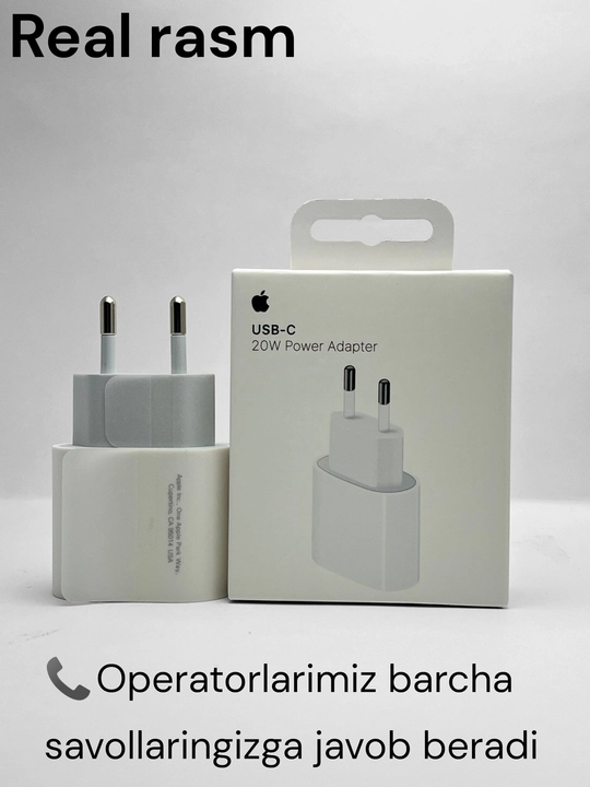 Iphone zaryadchik Adapter 20w galofka Zaryadlash qurilmasi iphone uchun 20w
