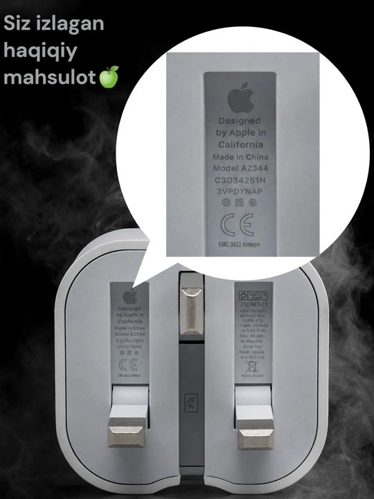 Iphone zaryadchik Adapter 20w galofka Zaryadlash qurilmasi iphone uchun 20w