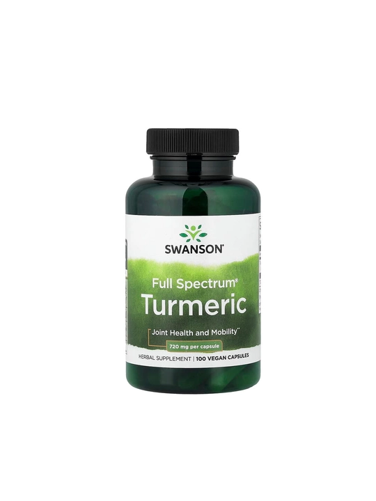 Swanson, Kurkuma, 720 mg, 100 kapsula