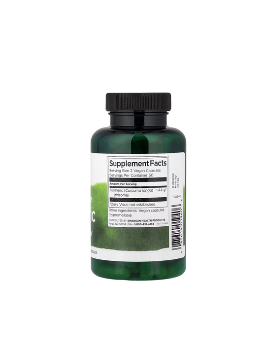 Swanson, Kurkuma, 720 mg, 100 kapsula