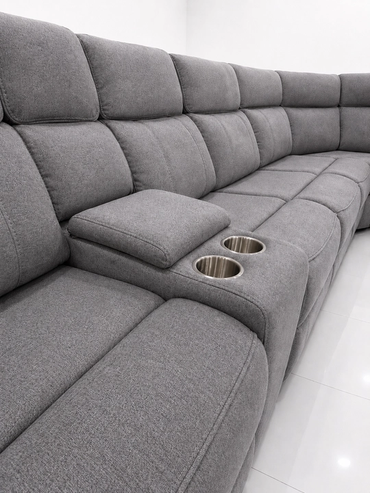 LUXURY U-Gollok Divan Reklaynerli Yumshoq Burchakli Divan 4.10x3m