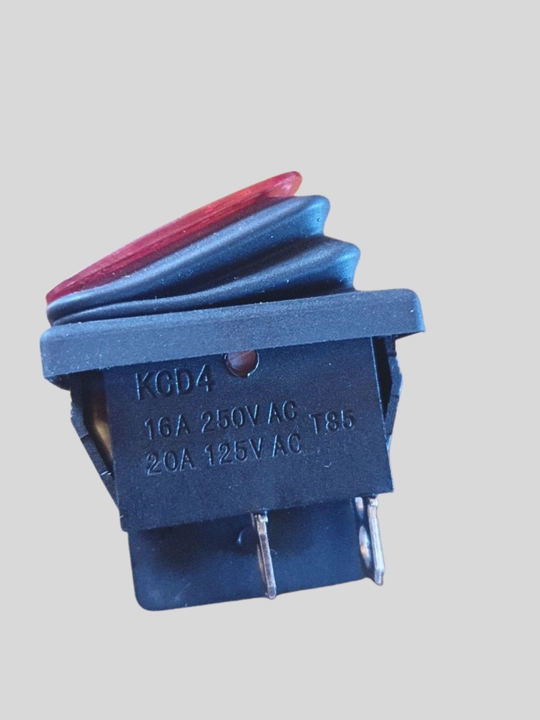 KCD4 yoritkichli klavishli o‘chirgichlar to‘plami ON/OFF 250V, 2 dona