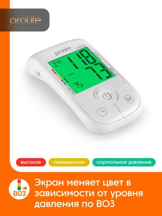 Тонометр для измерения давления, Prolife PA5 Comfort, автоматический плечевой тонометр