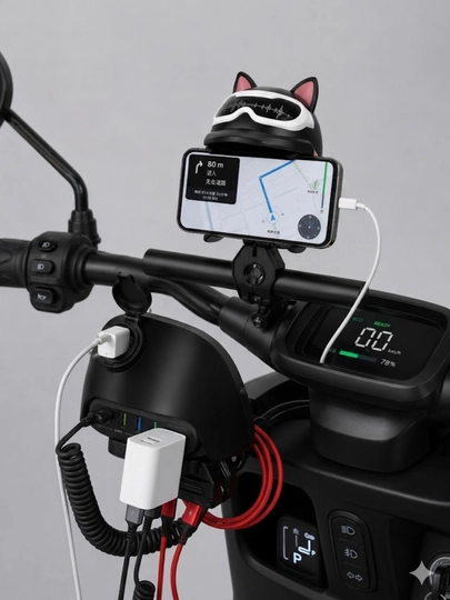 Держатель для телефона Moto, премиальный держатель с защитой от солнца и дождя — SHOP701-HOLDE