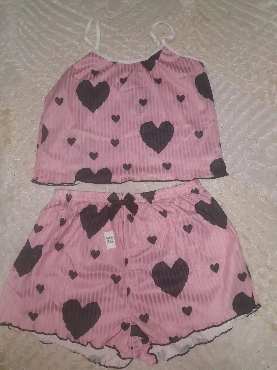 Ayollar pijamasi 2 tasi 1 tada, 2 ta o'lcham katta oling, shortikli uy kiyimi, pijama