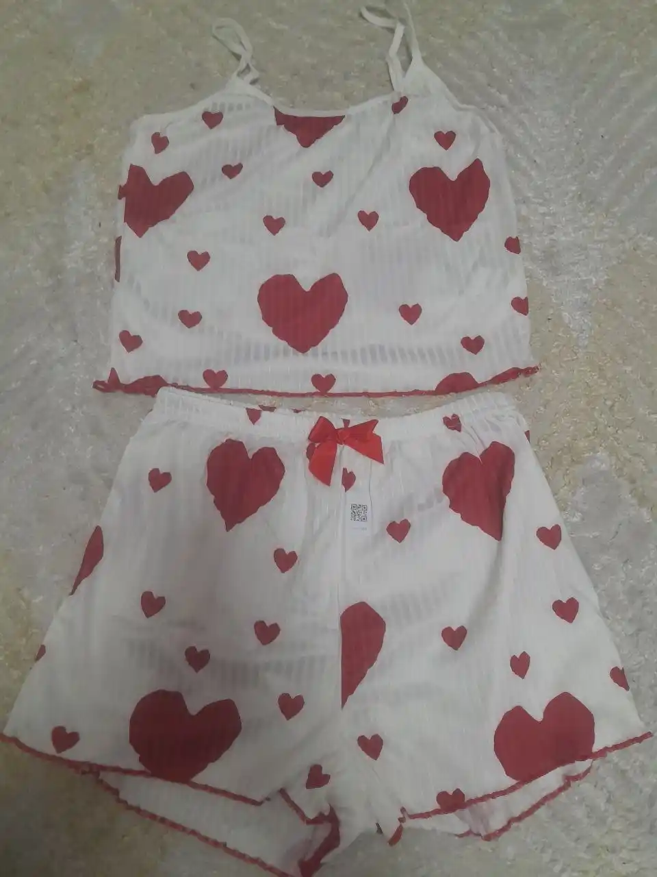 Ayollar pijamasi 2 tasi 1 tada, 2 ta o'lcham katta oling, shortikli uy kiyimi, pijama