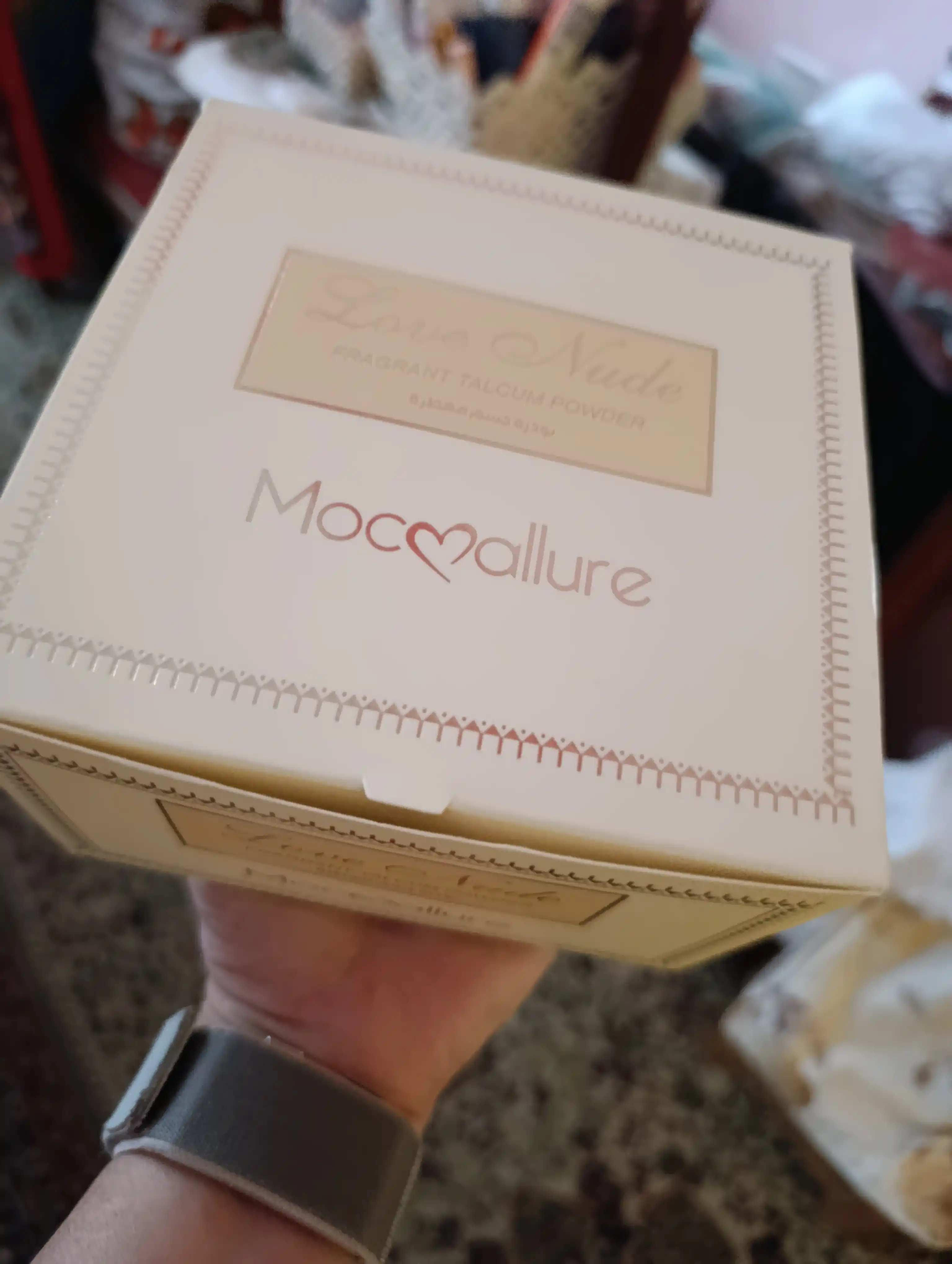 Mocoallure Love Nude atirli tana pudrasi, tana uchun talk