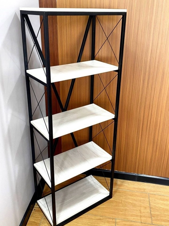 Loft tokchalar bloki, metall ramka, kitob javonini tashkillashtiruvchi
