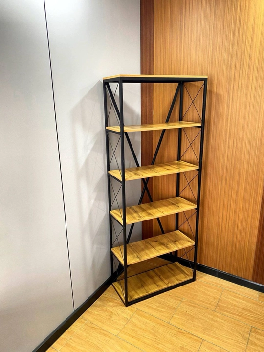 Loft tokchalar bloki, metall ramka, kitob javonini tashkillashtiruvchi