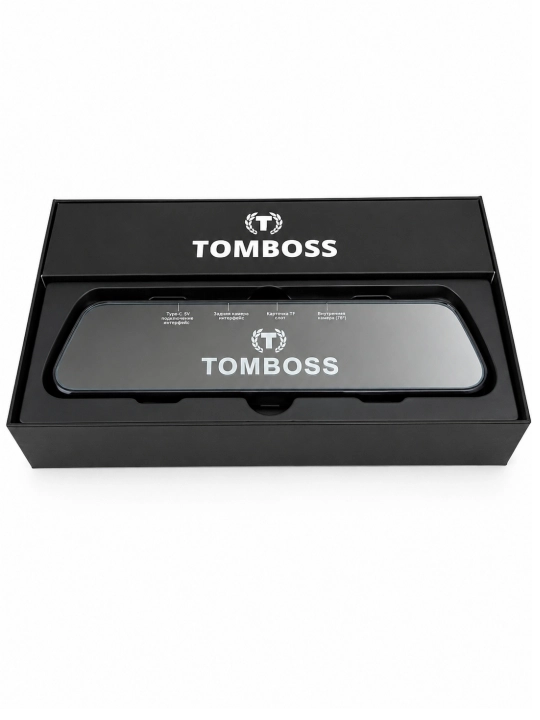 TOMBOSS T33 Смарт Видеорегистратор – WiFi, Full HD 1080P, 3 Камеры