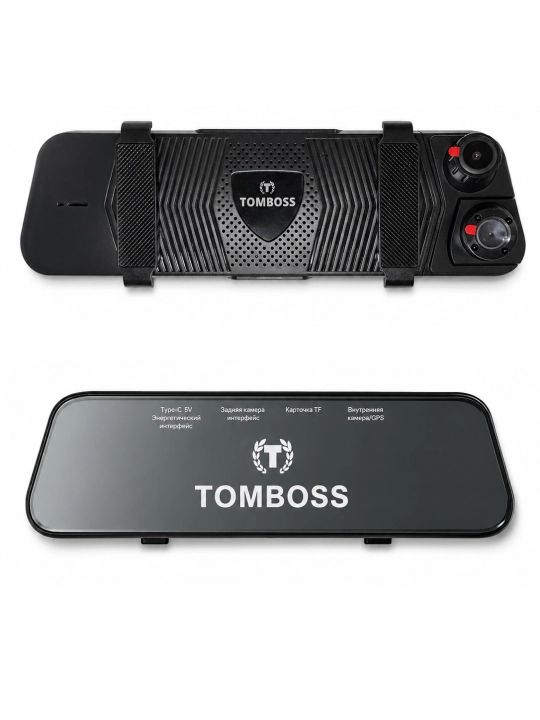 TOMBOSS T33 Смарт Видеорегистратор – WiFi, Full HD 1080P, 3 Камеры