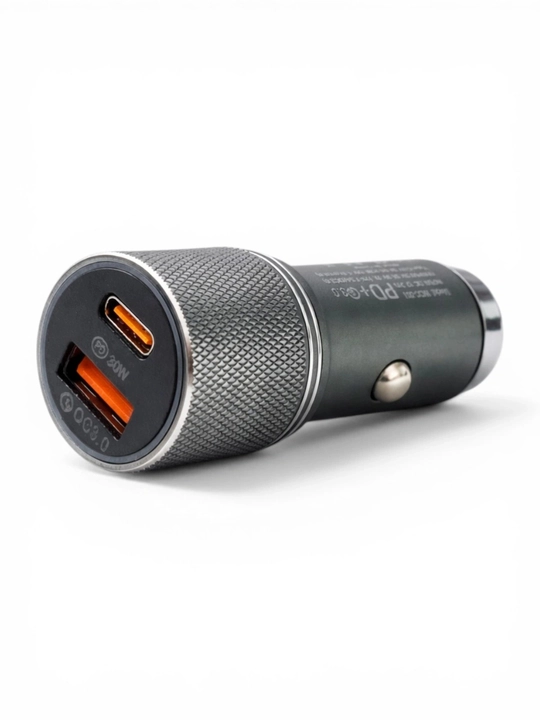 Автомобильный адаптер быстрой зарядки USB + Type-C, PD 30W, QC 3.0, универсальный