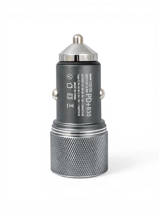 Автомобильный адаптер быстрой зарядки USB + Type-C, PD 30W, QC 3.0, универсальный