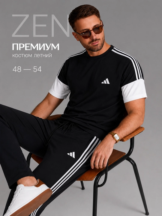 Мужской комплект одежды: футболка и брюки, спортивная одежда, мужская одежда