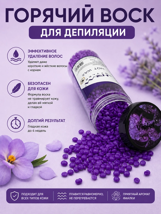 Воск для депиляции Hot Wax, воск