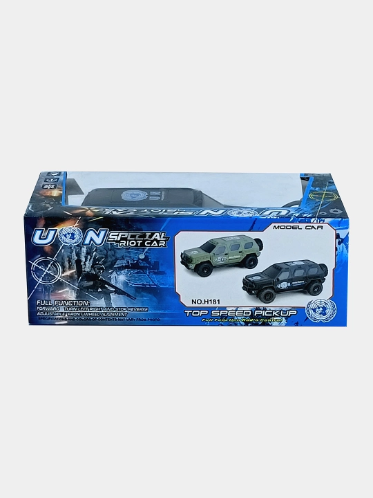 Masofadan boshqariladigan Special Riot Car 1:20, chiroqli